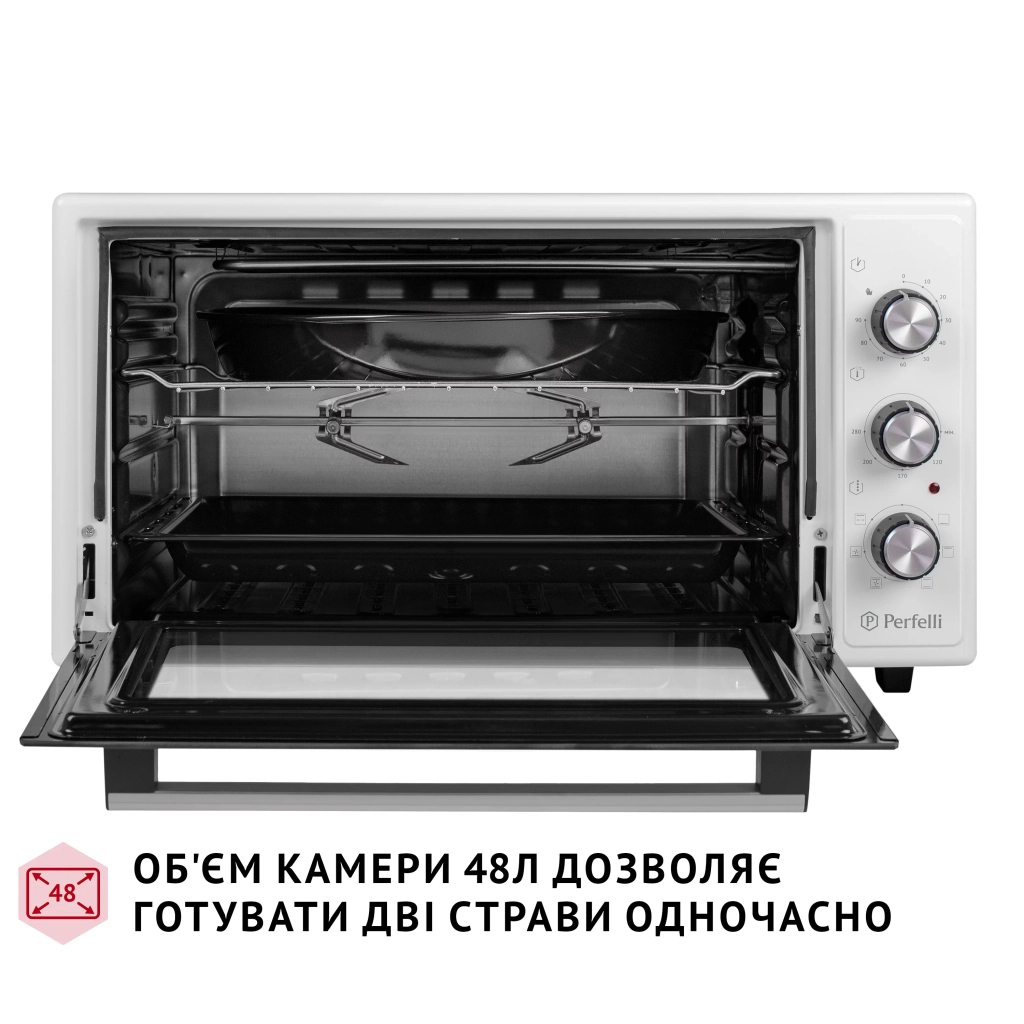 Електропіч Perfelli SIERRA 48 WHITE - зображення 2