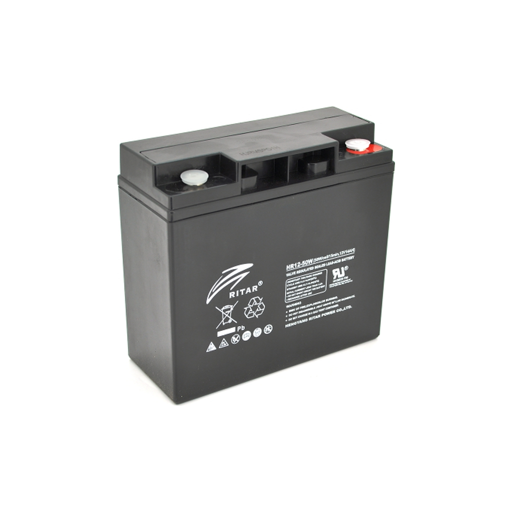 Батарея до ДБЖ Ritar HR1250WB, 12V 14 Ah (HR1250WB) - зображення 1
