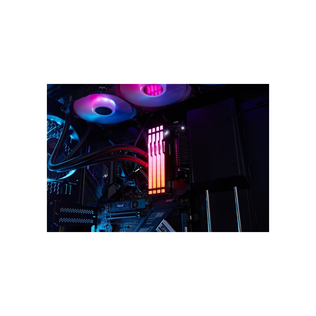 Модуль пам'яті для комп'ютера DDR5 32GB (2x16GB) 5200 MHz Beast RGB XMP Kingston Fury (ex.HyperX) (KF552C40BBAK2-32) - зображення 8