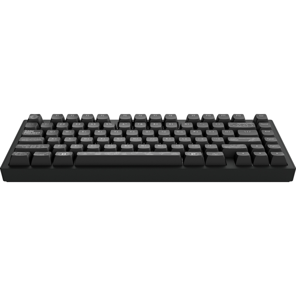Клавіатура Dark Project ALU81 Terra Nova PBT RGB Mech G3MS Moonstone Black (DPKB_NOVA_81_ANSI_BLACK_UA) - зображення 7