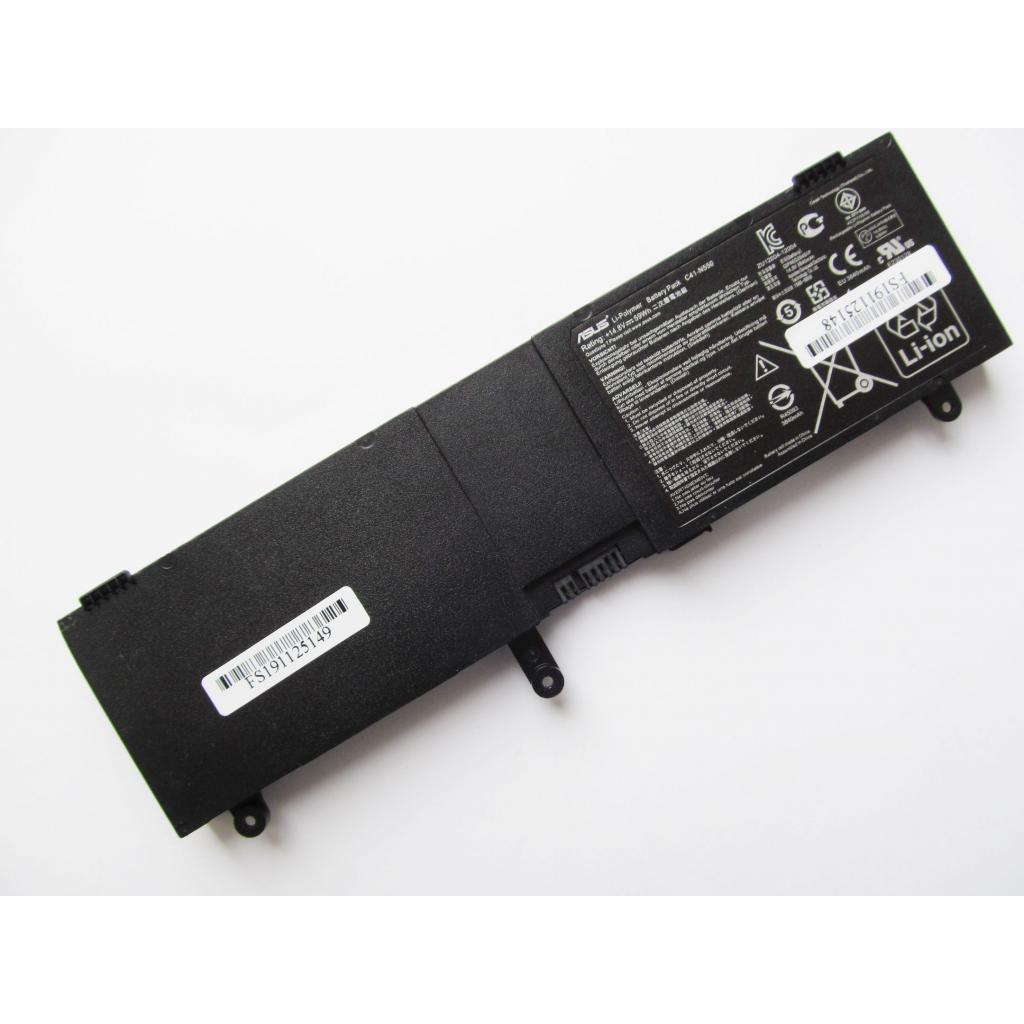 Акумулятор до ноутбука ASUS N550 C41-N550, 3840mAh (59Wh), 4cell, 14.8V, Li-ion (A47479) - зображення 1