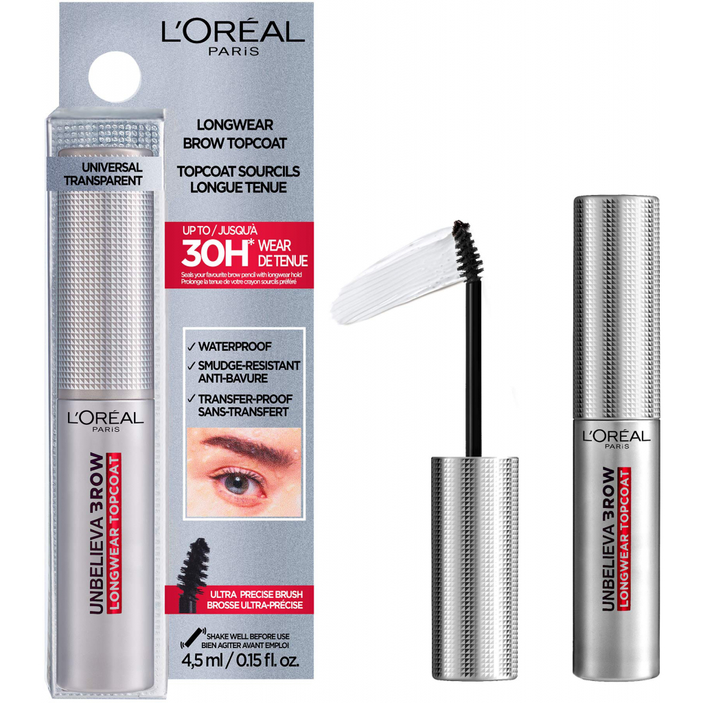 Гель для брів L'Oreal Paris Unbelieva Brow Topcoat 00 - Прозорий 4.5 мл (3600523956043) - зображення 1