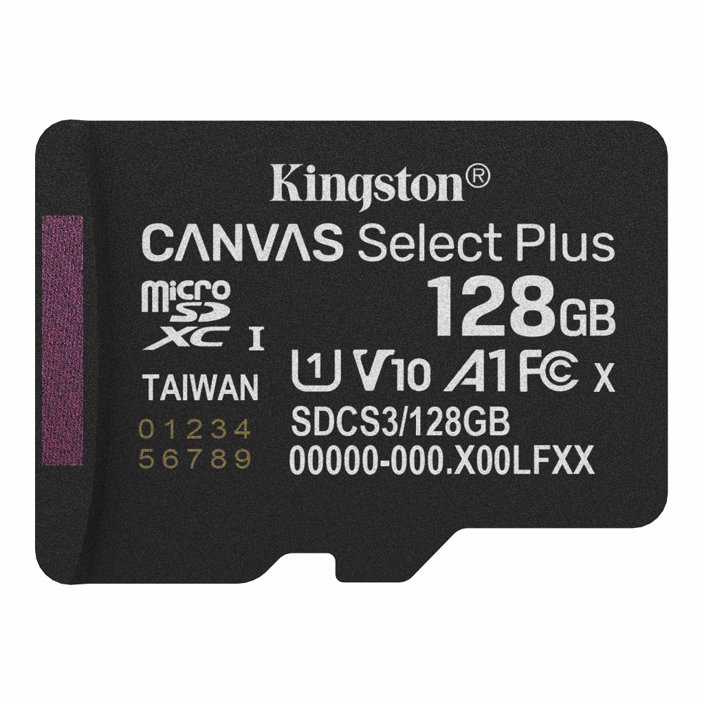 Карта пам'яті Kingston 128GB microSDXC class 10 UHS-I V10 A1 Canvas Select Plus (SDCS3/128GBSP) - зображення 1
