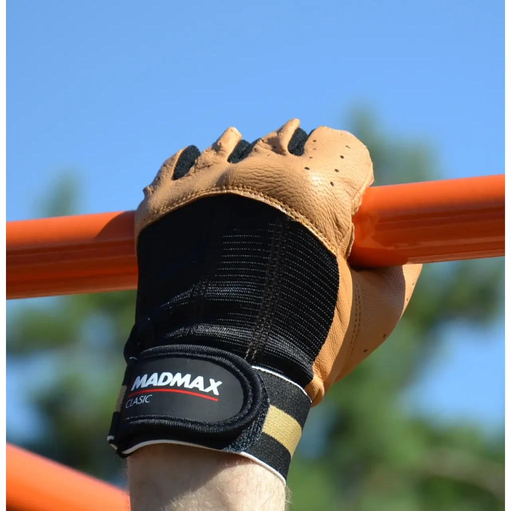 Рукавички для фітнесу MadMax MFG-248 Clasic Brown XL (MFG-248-Brown_XL) - изображение 5