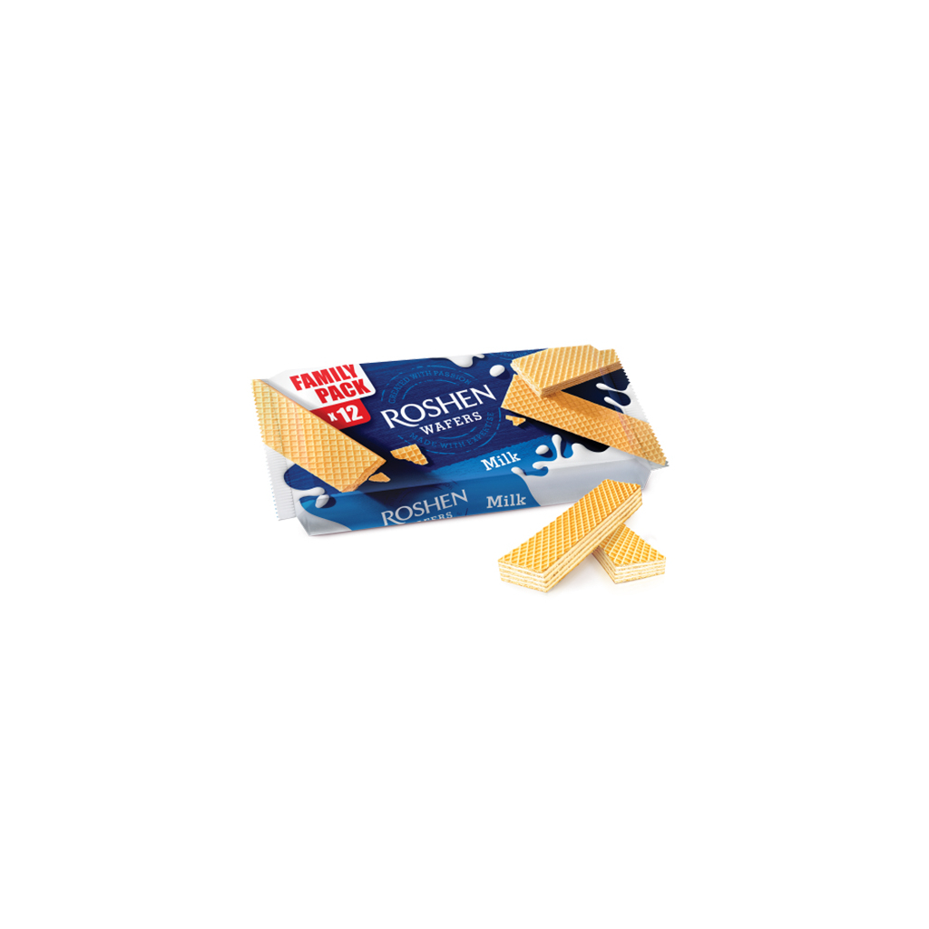 Вафлі Roshen Wafers молоко 216 г (25589) - зображення 1