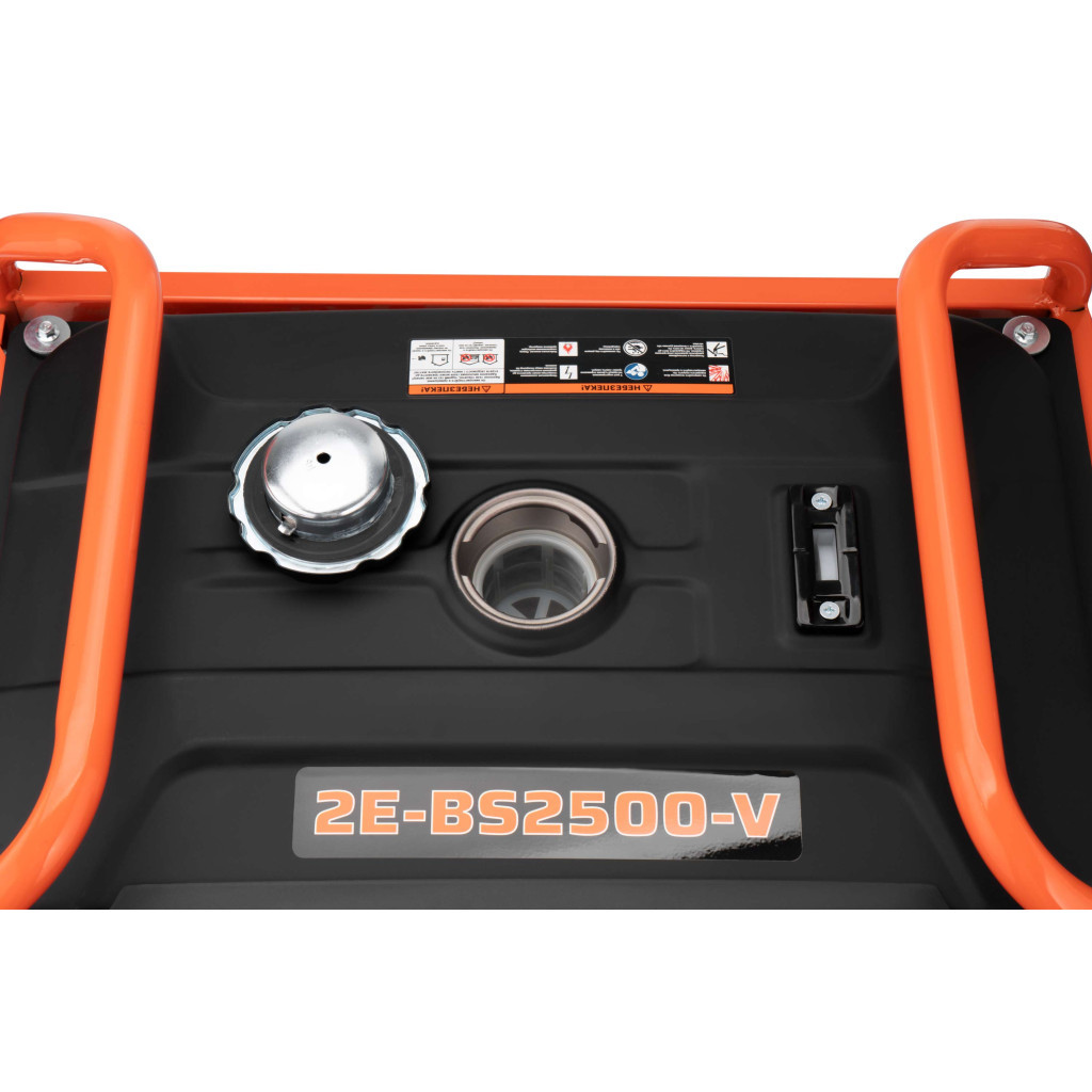 Генератор 2E 220V, 1 фаза, 2/2.2kW, ручний старт (2E-BS2500-V) - зображення 8
