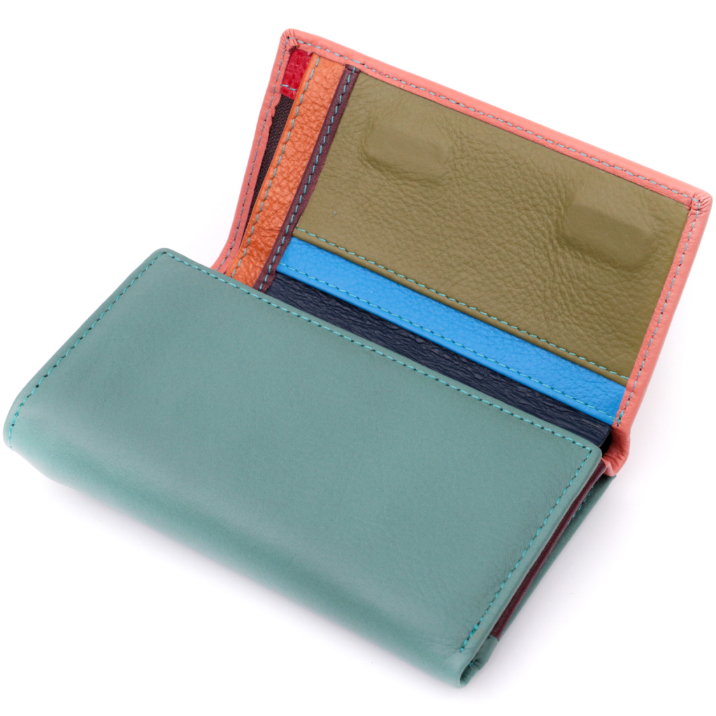 Гаманець ST Leather Шкіряний Різнокольоровий (19441) - зображення 5