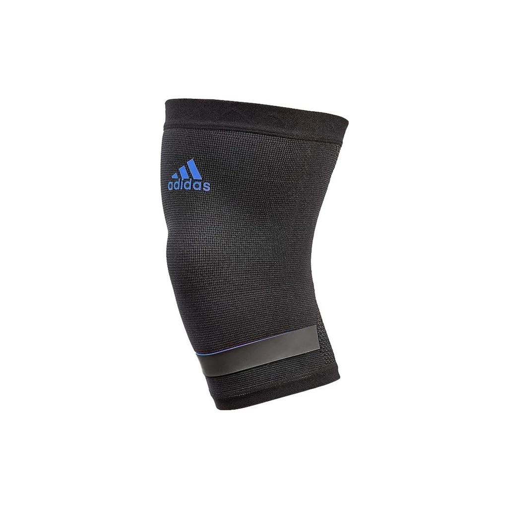 Фіксатор коліна Adidas Performance Knee Support ADSU-13321BL Чорний/Синій S (885652019316) - зображення 1