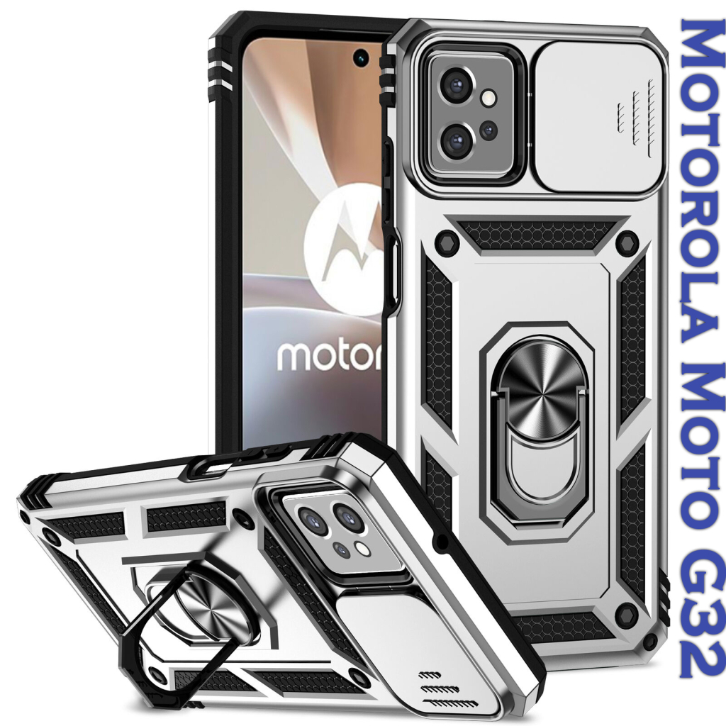 Чохол до мобільного телефона BeCover Military Motorola Moto G32 Silver (708181) - зображення 1