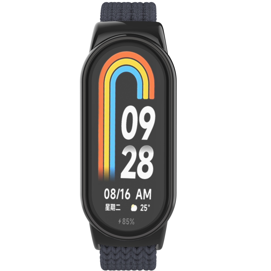 Ремінець до фітнес браслета Armorstandart Braided Solo Loop для Xiaomi Smart Band 10/9/8 Charcoal (ARM86881) - зображення 2