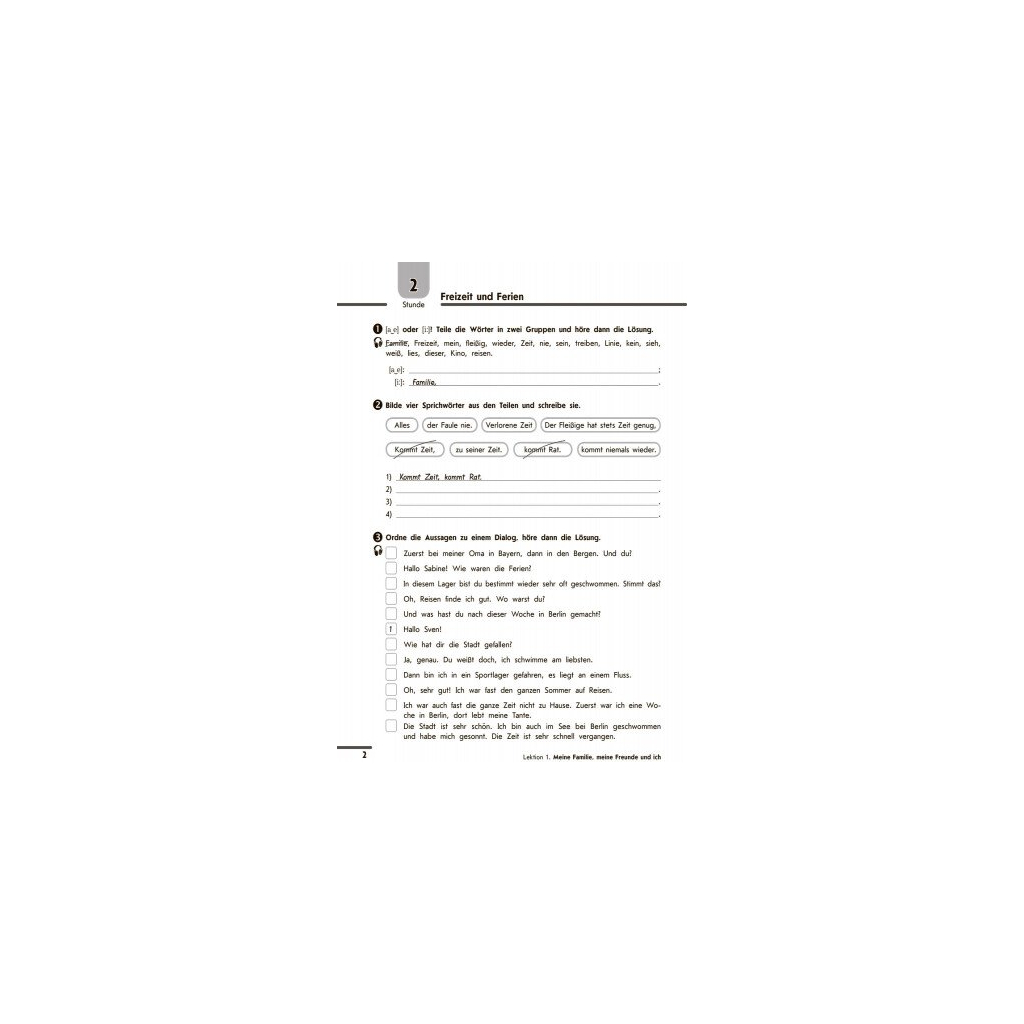 Робочий зошит Німецька мова. 9(5) клас. До підручника "Hallo, Freunde" - С.І. Сотникова, Г.В. Гоголєва Ранок (9786170935199) - зображення 4