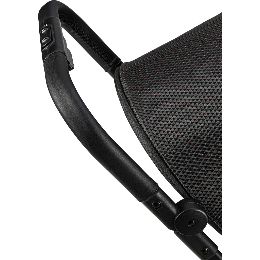 Коляска MoMi Adelle, чорна з червоним (WOSP00035) - зображення 7