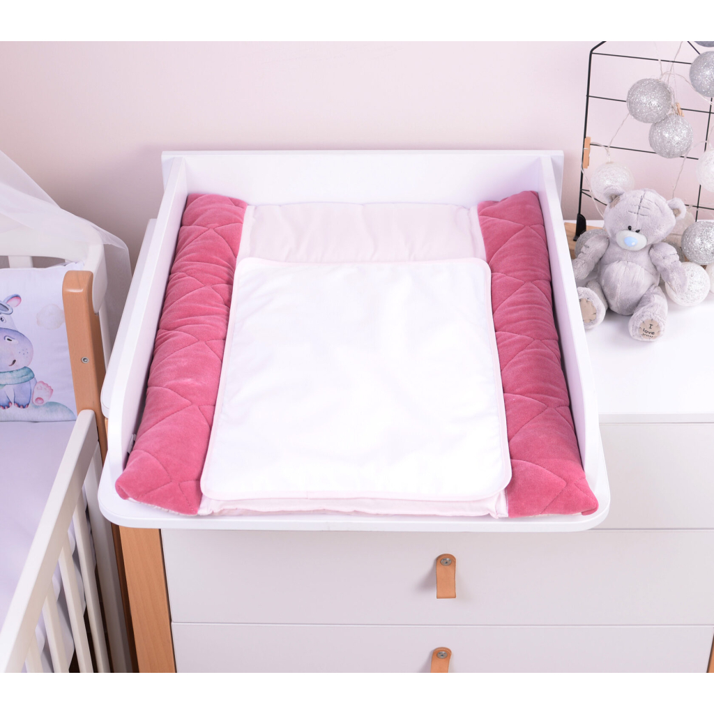 Пеленальний матрацик Верес Velour Wild rose 50х70 см (429.011) - зображення 3