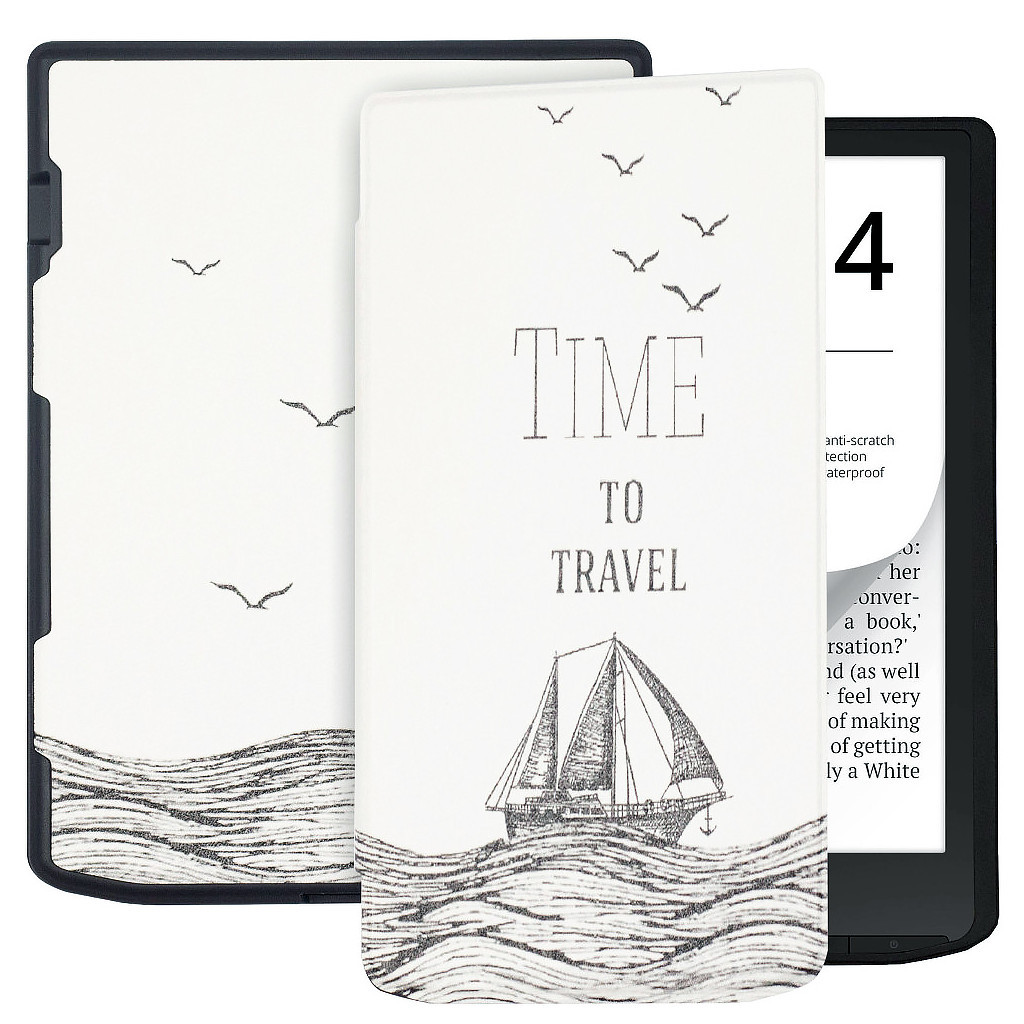 Чохол до електронної книги BeCover Smart Case PocketBook 629 Verse / 634 Verse Pro 6" Time To Travel (710982) - зображення 2