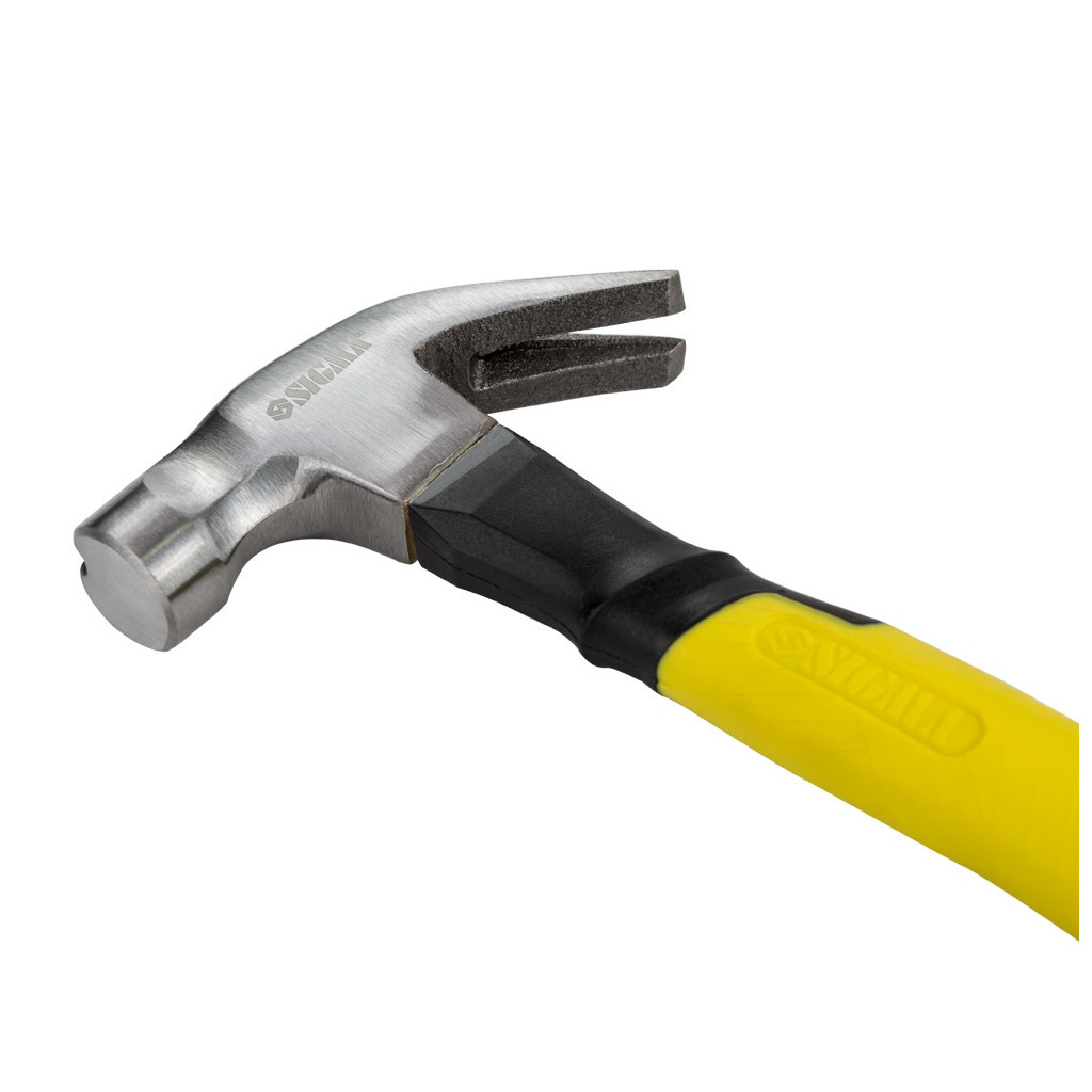 Молоток Sigma з цвяходером 225г фібергласова ручка (магніт) (4315021) - зображення 3