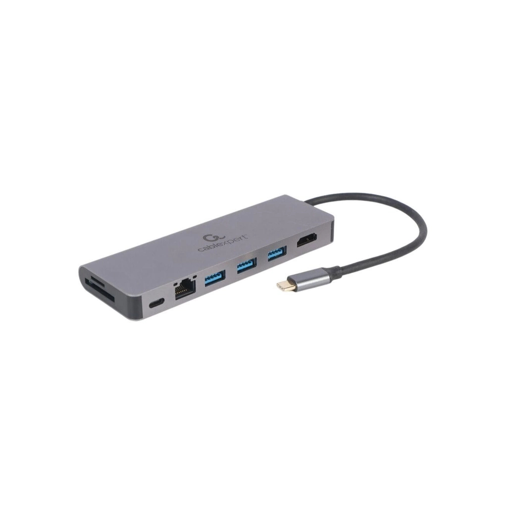 Концентратор Cablexpert USB-C 5-in-1 (A-CM-COMBO5-05) - зображення 1