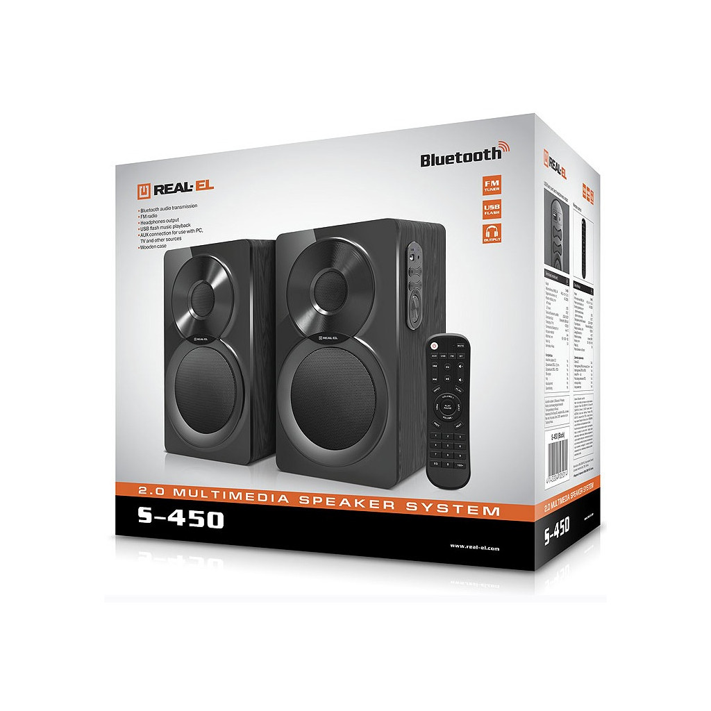 Акустична система REAL-EL S-450 Black (EL121200005) - зображення 12