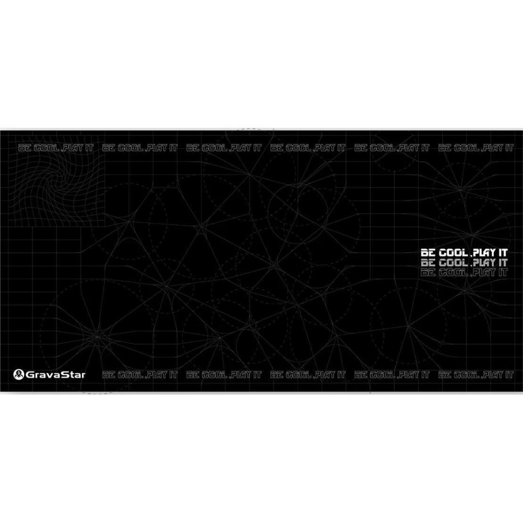 Килимок для мишки GravaStar Gaming Pad XL Black (GSA8_MPD_R_BLK) - зображення 1