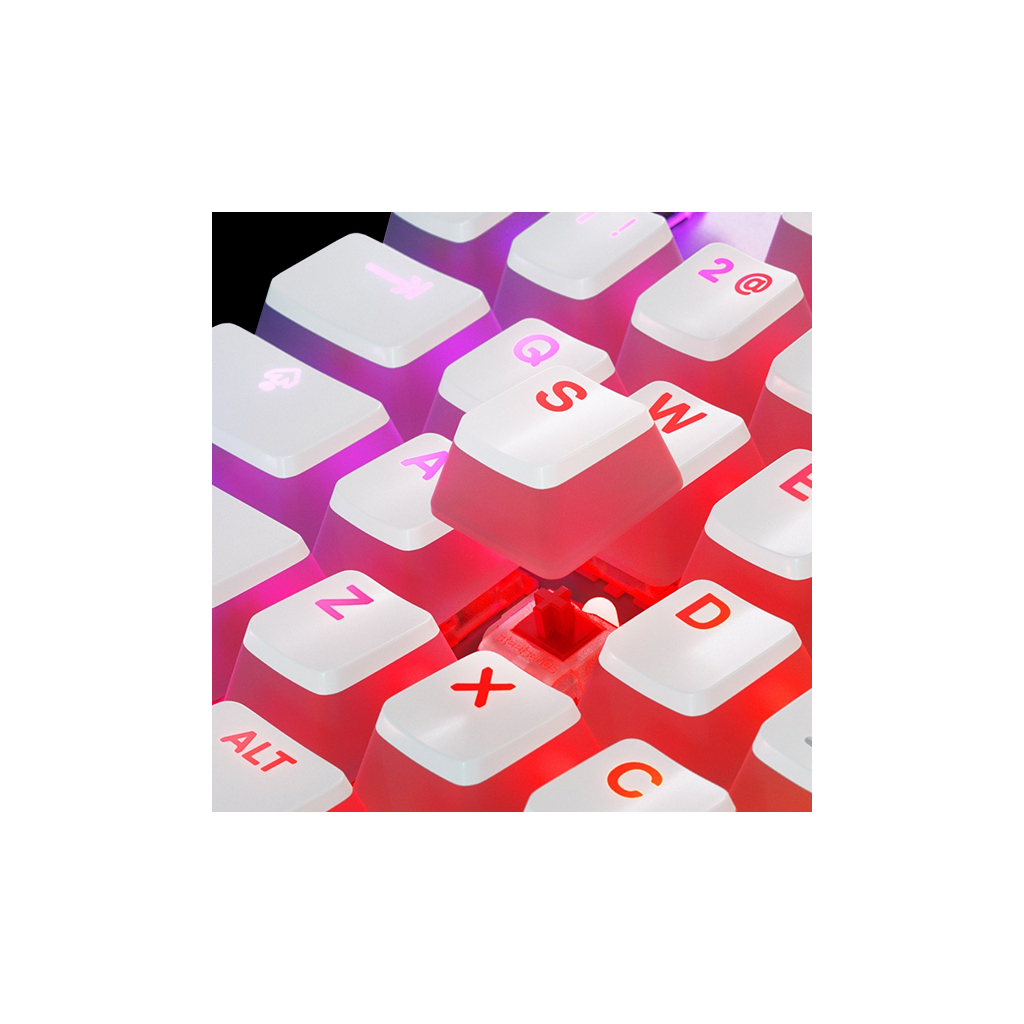 Клавіатура SteelSeries Apex 7 Ghost TKL UA USB White (SS64656) - зображення 4