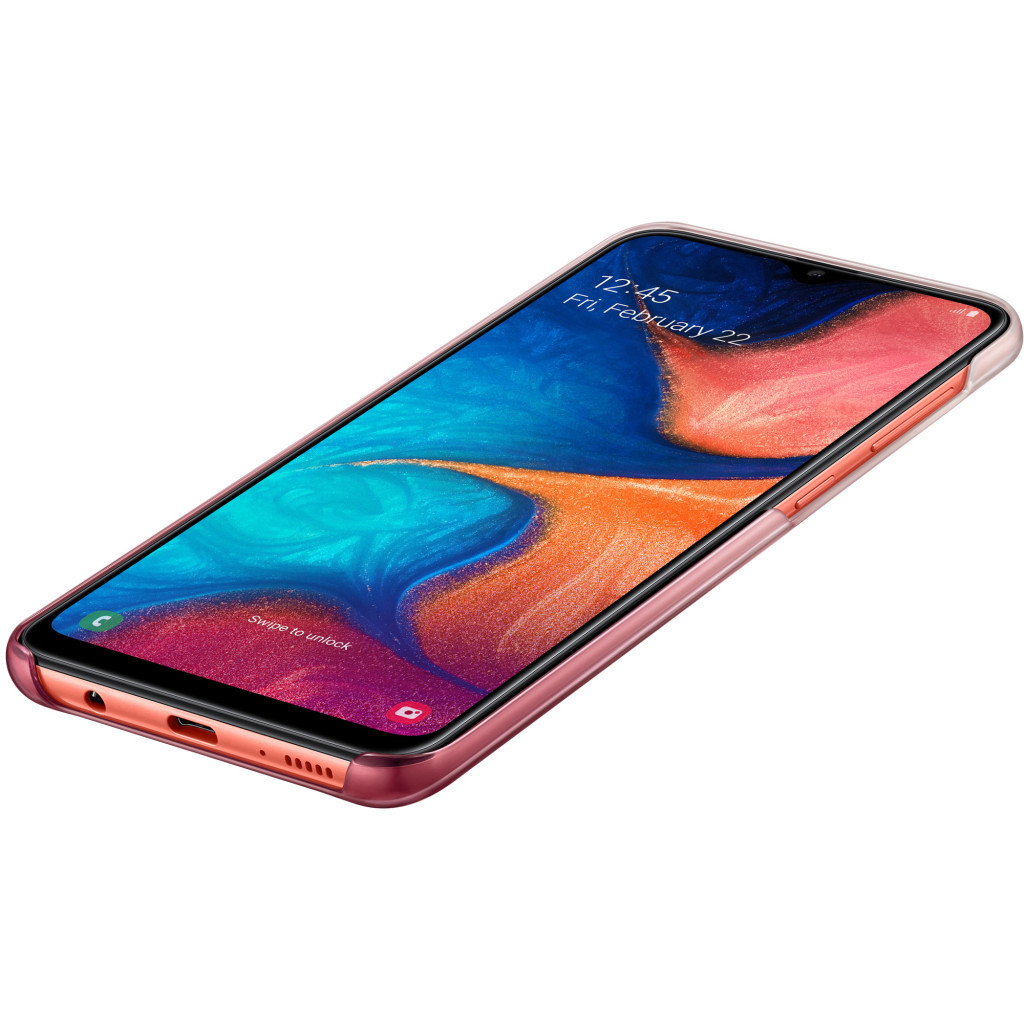 Чохол до мобільного телефона Samsung Galaxy A20 (A205F) Gradation Cover Pink (EF-AA205CPEGRU) - зображення 4