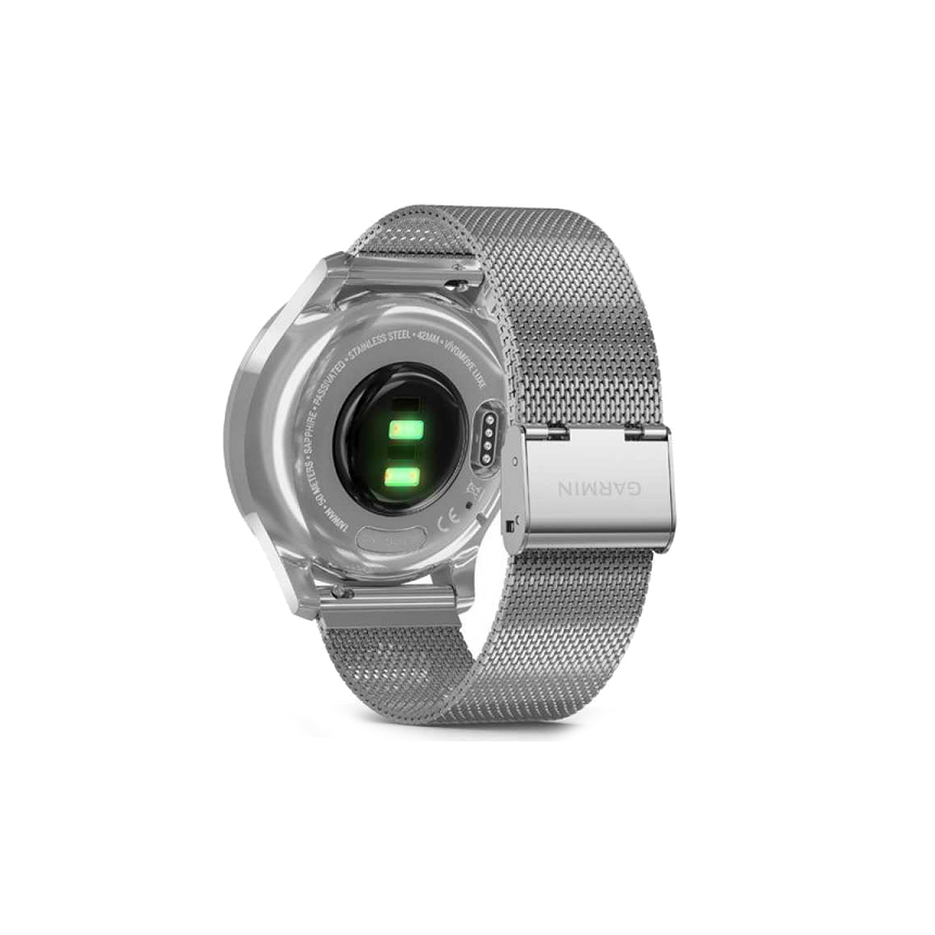 Смарт-годинник Garmin vivomove Luxe, S/E EU, Silver, Milanese (010-02241-23) - зображення 5