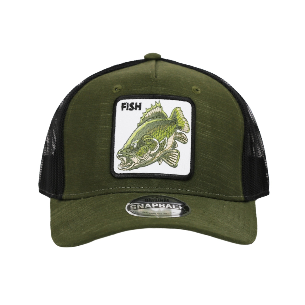 Кепка coFEE Five Panels Snap Fish армійська (SH2026.29/11) - зображення 2