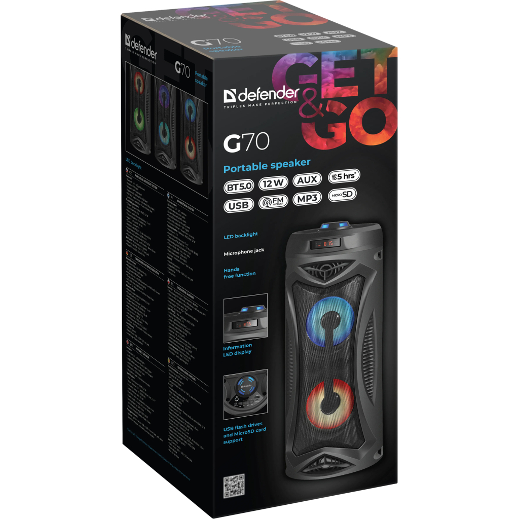 Акустична система Defender G70 Black (65171) - зображення 7