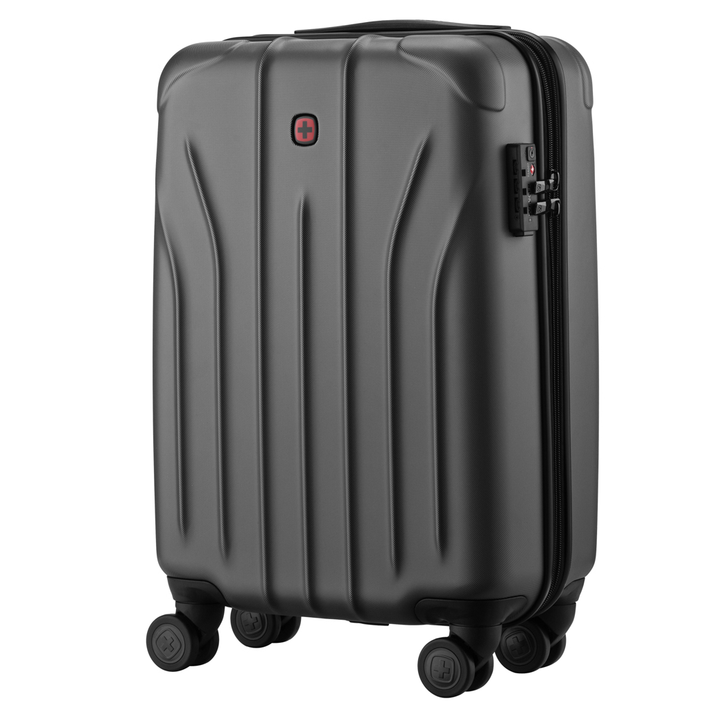 Валіза Wenger Oryson, мала, пластик, 4 колеса, сіра (653208) - зображення 2