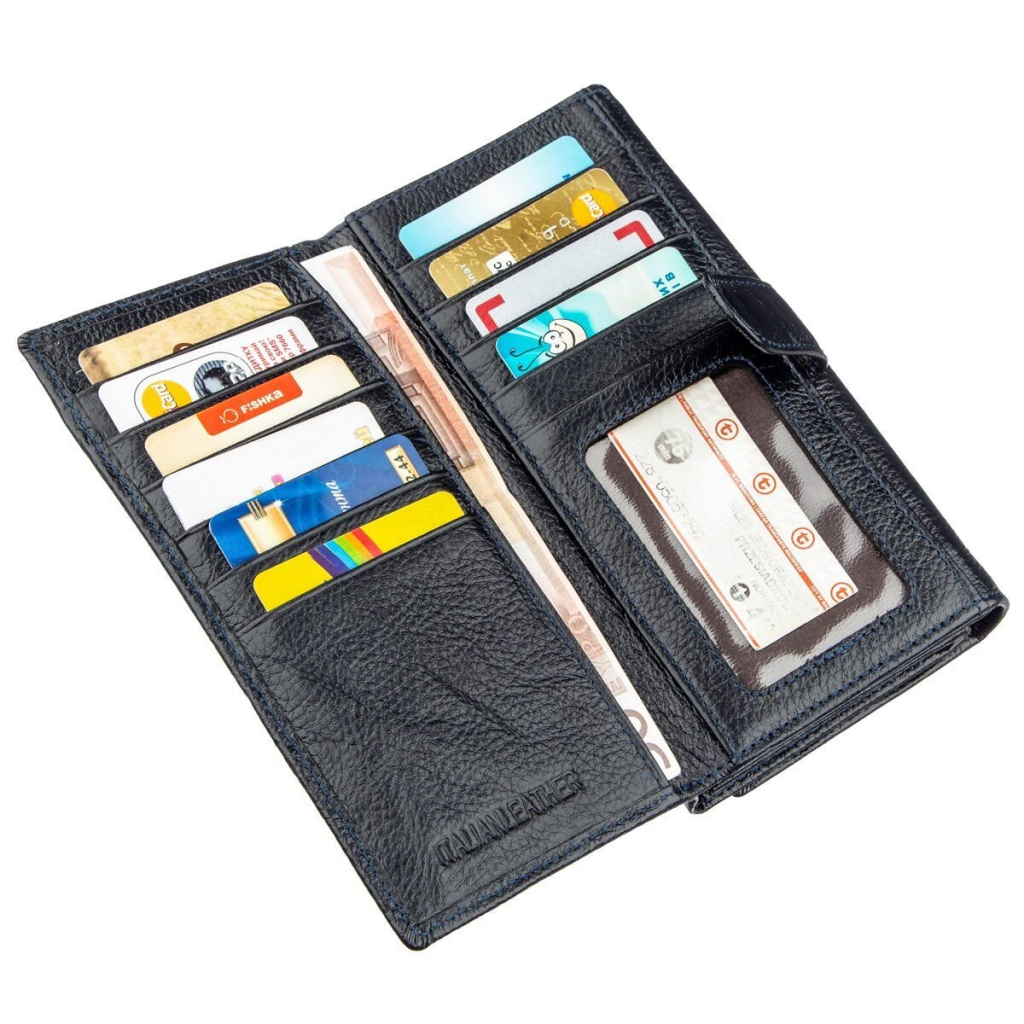 Гаманець ST Leather Сіро-синій (18880) - зображення 8