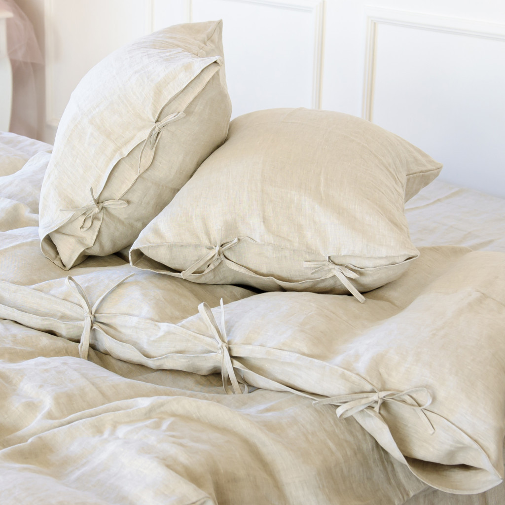 Постільна білизна MirSon Льон Grey sky 110х140 (2200005370650) - зображення 6