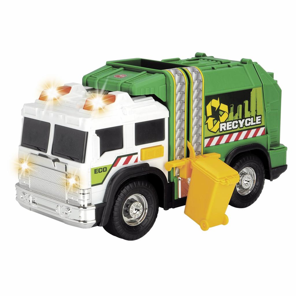 Спецтехніка Dickie Toys Сміттєвоз з баком зі світловими та звуковими ефектами (3306006) - зображення 2