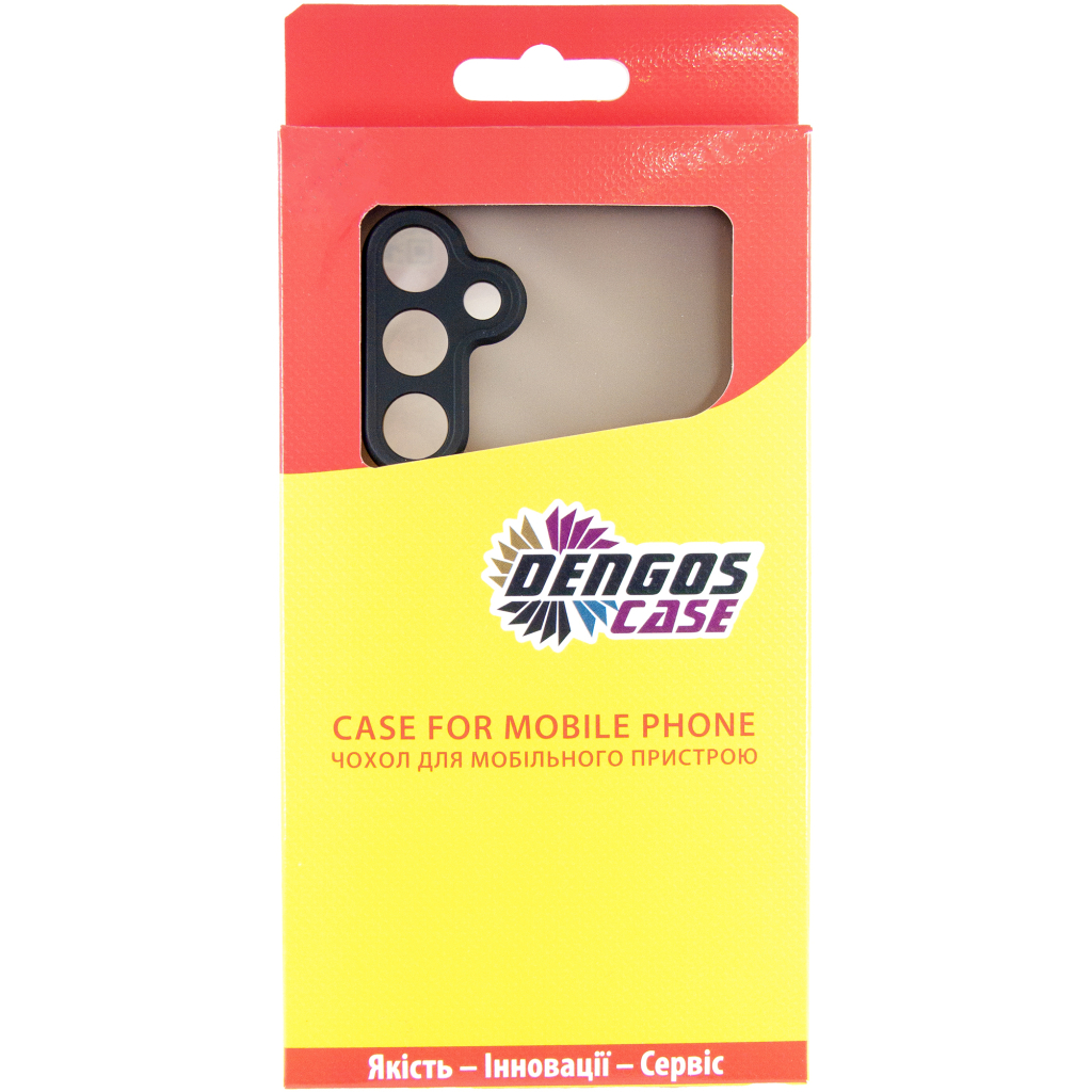 Чохол до мобільного телефона Dengos Samsung Galaxy A16 Matte + glass 2pcs (Black) (DG-CTG2P-04) - зображення 4