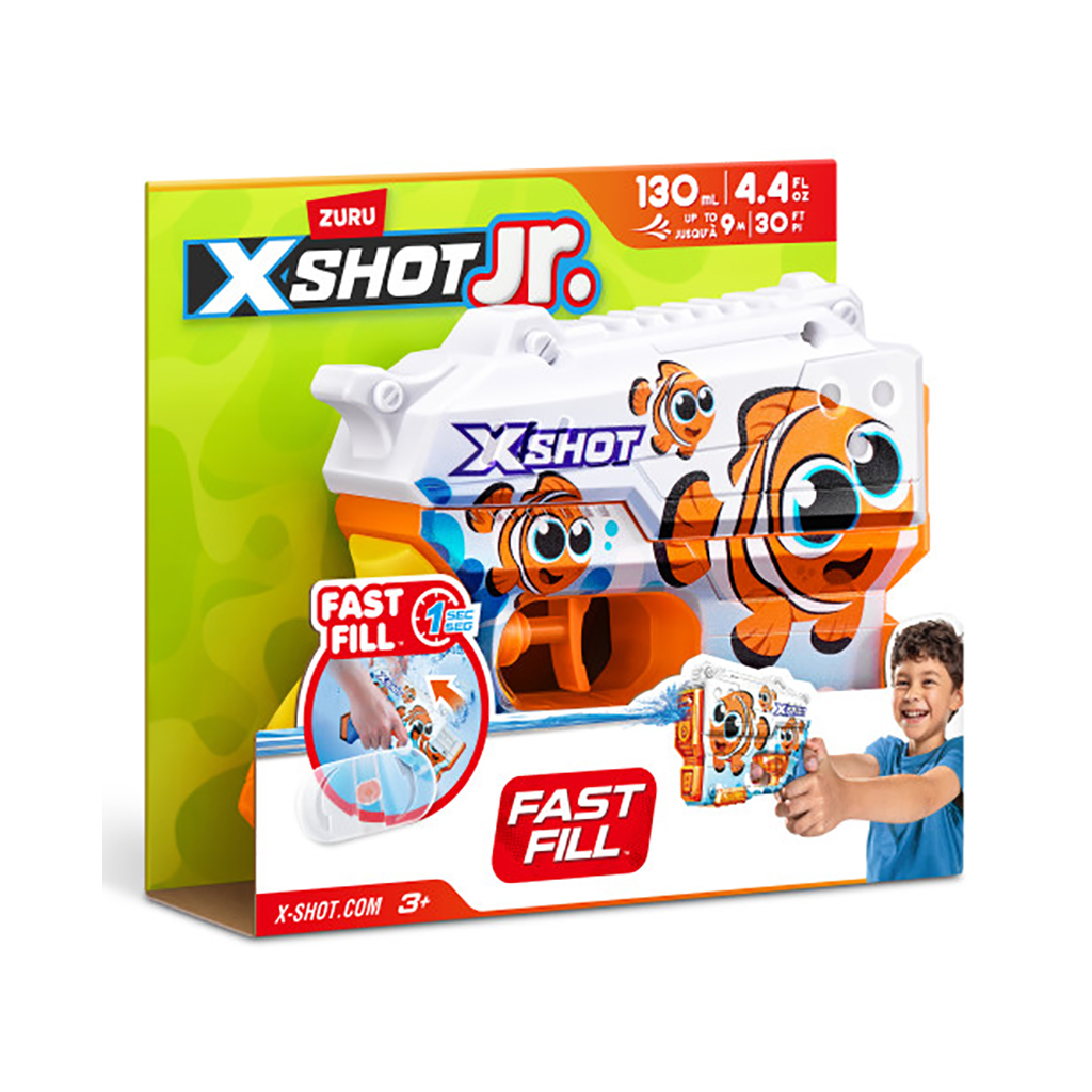 Іграшкова зброя Zuru X-Shot Водний бластер Junior Fast-Fill Рибка (118143A) - зображення 4