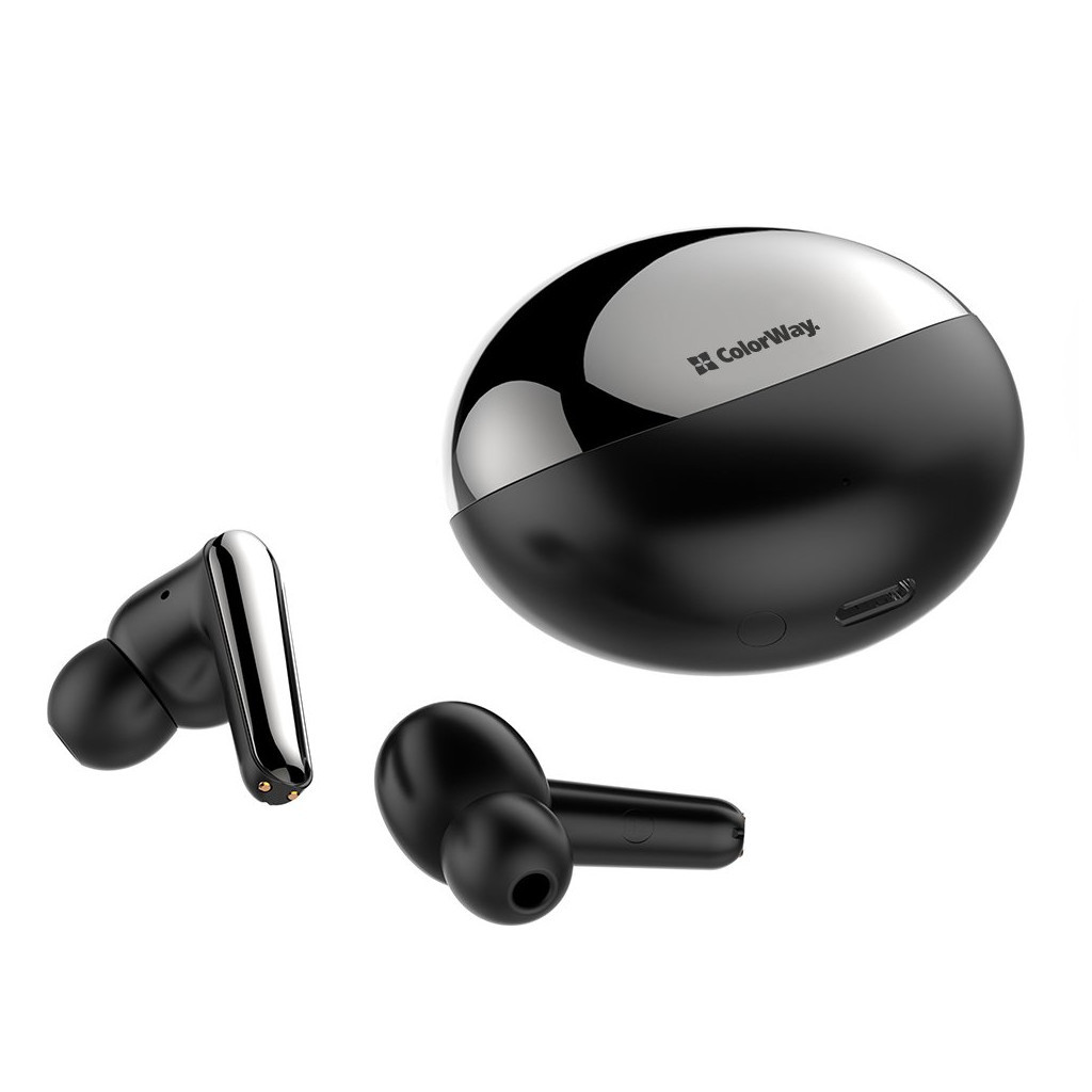 Навушники ColorWay TWS-3 Earbuds Black (CW-TWS3BK) - зображення 1