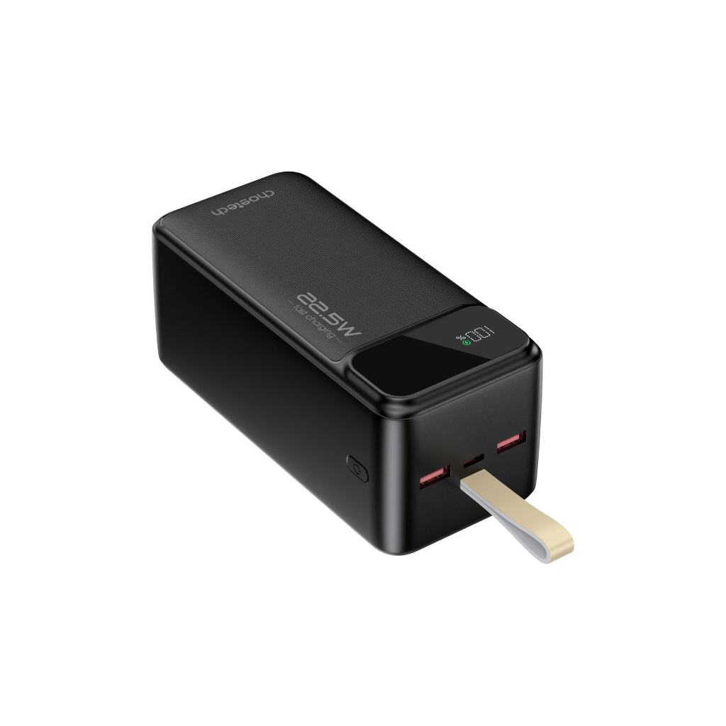 Батарея універсальна Choetech 50000mAh, PD QC/3.0/22.5W, USB-C In/out, 2*USB-A (B732-ACBK) - зображення 2