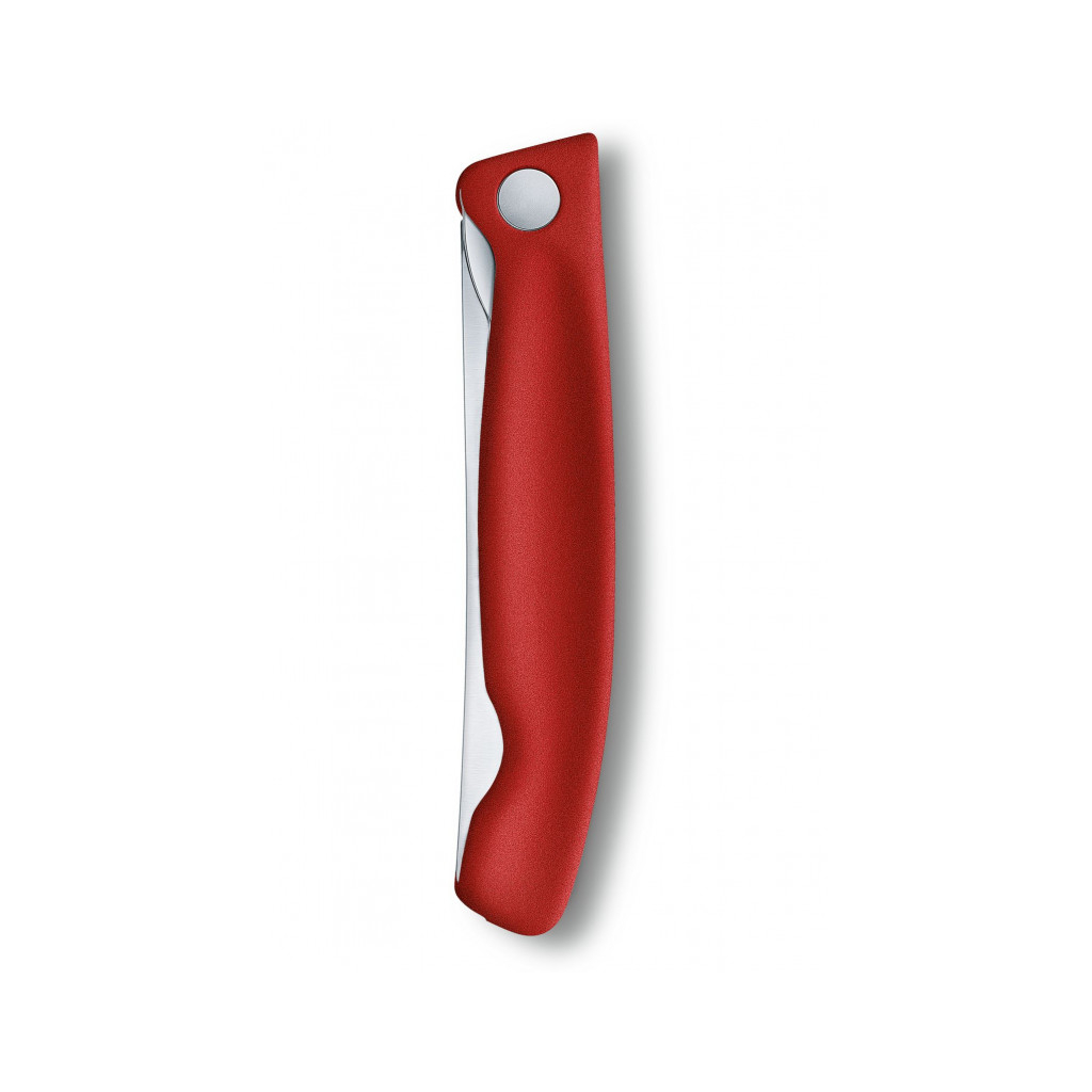 Кухонний ніж Victorinox SwissClassic Foldable Paring 11 см Serrated Red (6.7831.FB) - изображение 4