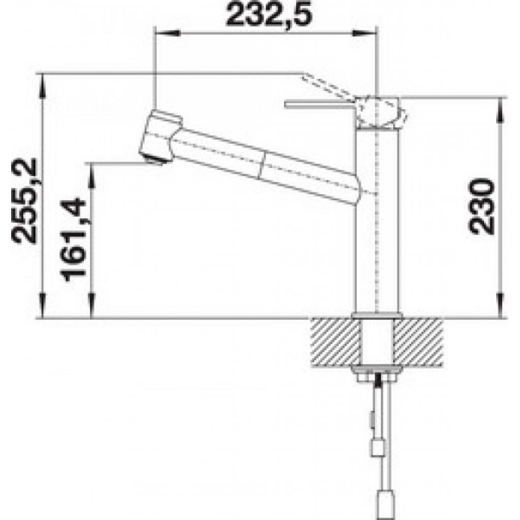 Змішувач Blanco AMBIS-S НЕРЖ (523119) - зображення 3