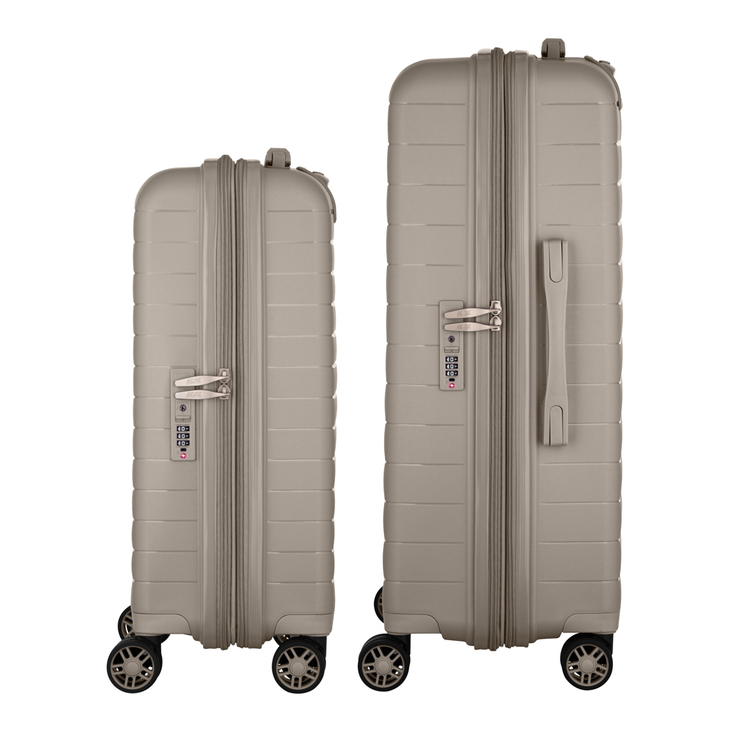 Набір валіз 2E Aero (M+S), сіро-коричневі (2E-SPP-AERO-SET2-TP) - зображення 4