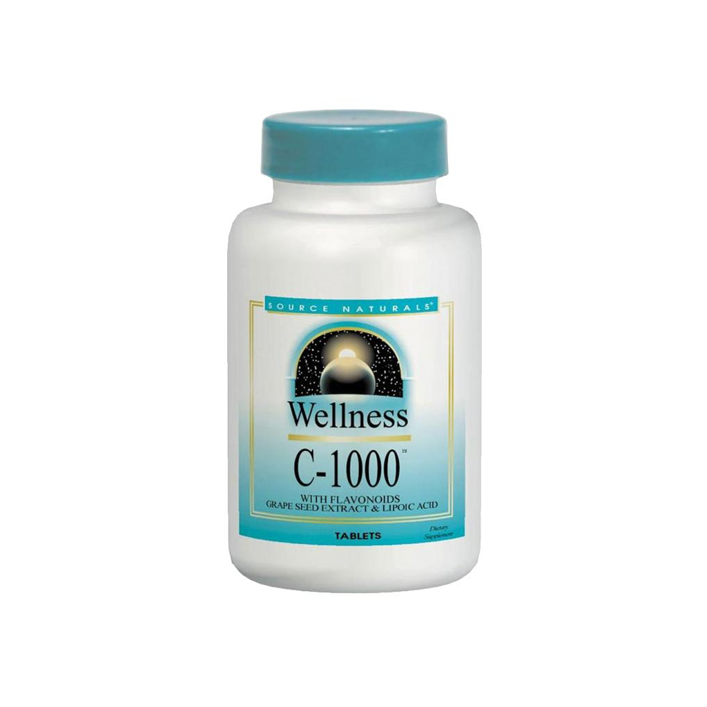 Вітамін Source Naturals Вітамін С-1000, Wellness, 50 таблеток (SN1031) - зображення 1