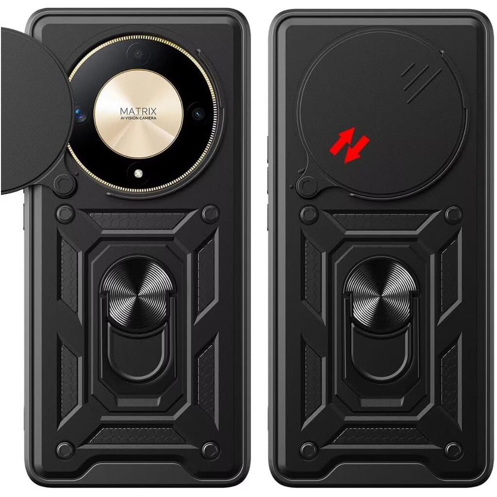 Чохол до мобільного телефона BeCover Military Honor Magic5 Lite 5G Black (710996) - зображення 2