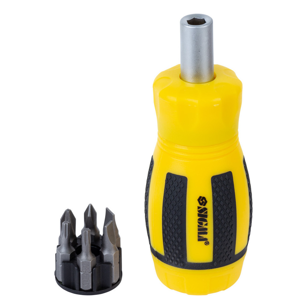 Набір викруток Sigma з реверсом MINI c бітами 6шт CrV (4001811) - изображение 7