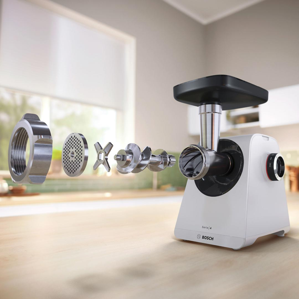 М'ясорубка Bosch MFWS420W - зображення 9