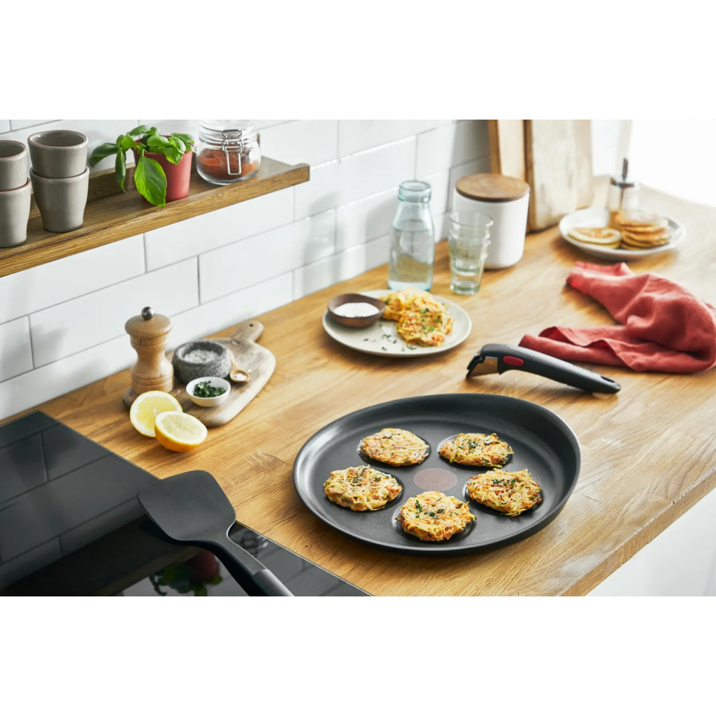 Сковорода Tefal Ingenio Unlimited, для оладків, 27см, литий алюміній (L8610074) - зображення 4