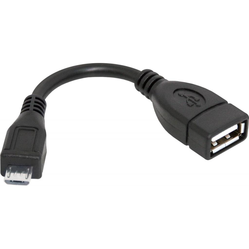Перехідник OTG USB 2.0 AF to Micro 5P 0.08m Defender (87300) - зображення 1