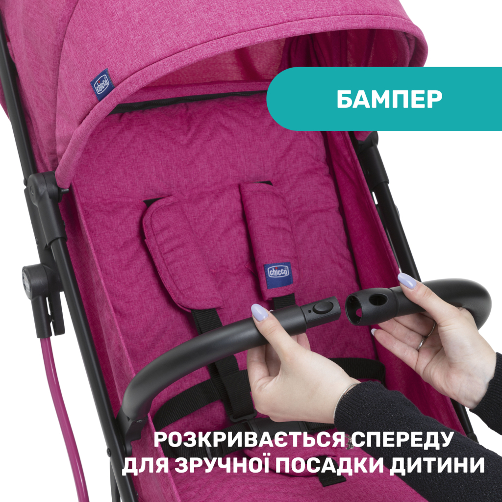 Коляска Chicco Trolley Me Бузкова (79865.62) - зображення 8