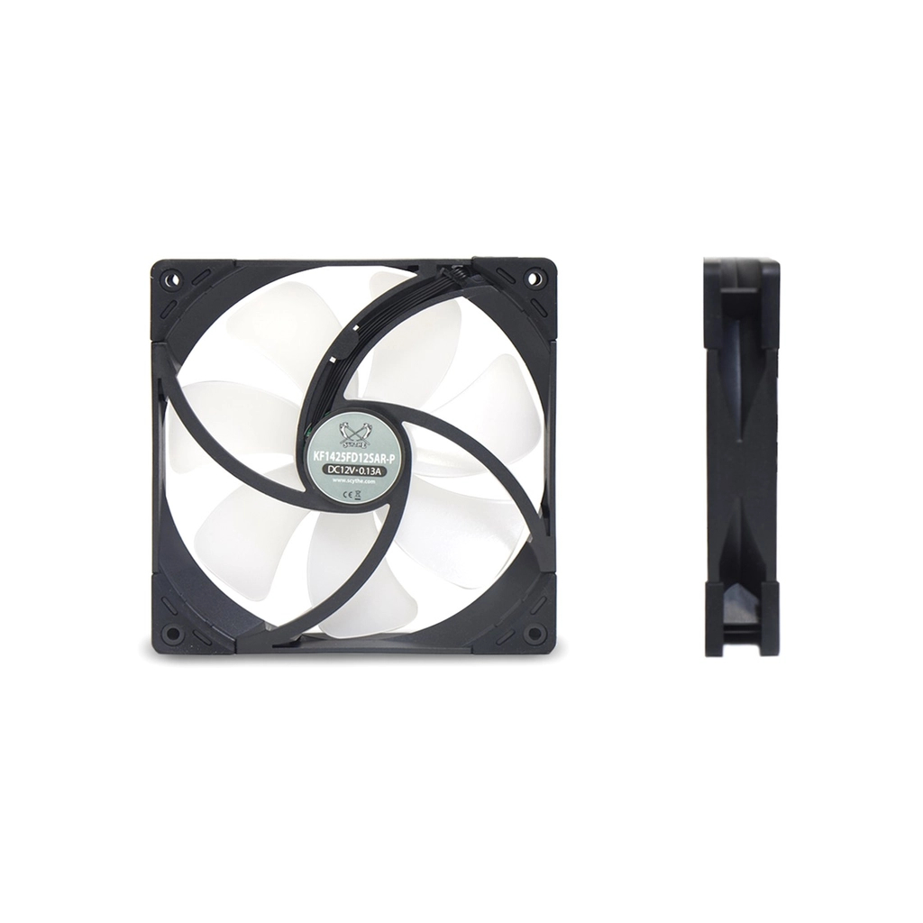 Кулер до корпусу Scythe Kaze Flex 140 mm Square ARGB PWM (KF1425FD12SAR-P) - зображення 3