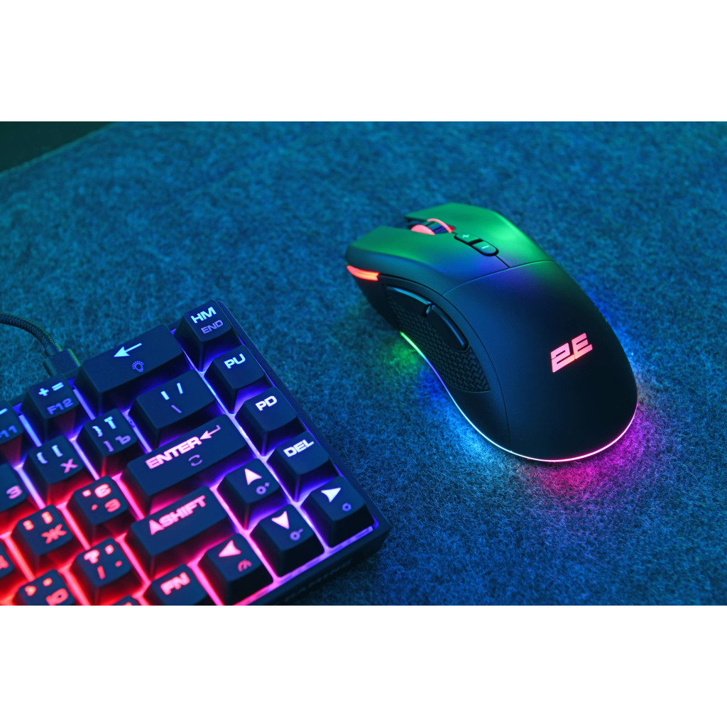 Мишка 2E Gaming MG350 Wireless/USB RGB Black (2E-MG350UB-WL) - зображення 6