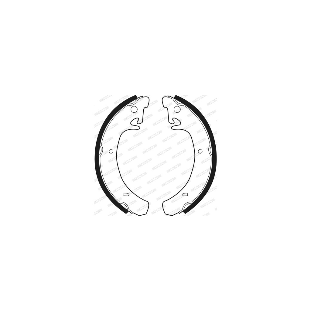 Гальмівні колодки FERODO FSB240 - зображення 3