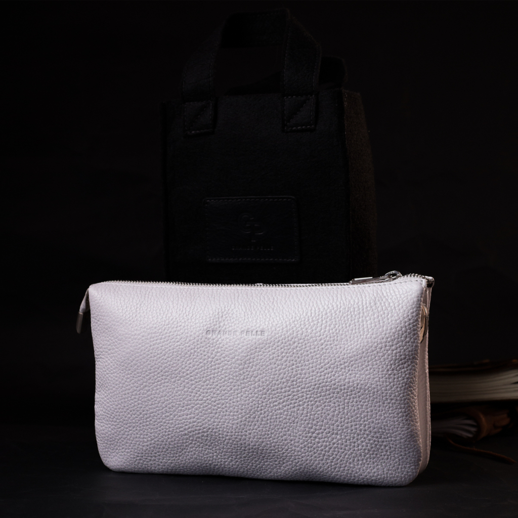 Сумка Grande Pelle З натуральної шкіри Біла (11635) - зображення 9