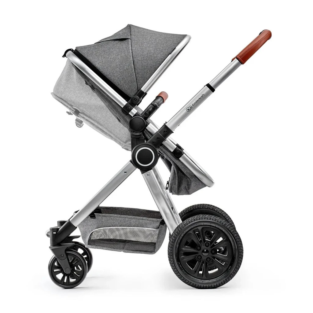 Коляска Kinderkraft 3 в 1 Veo Gray (KKWVEOGRY30000) (5902533910656) - зображення 5